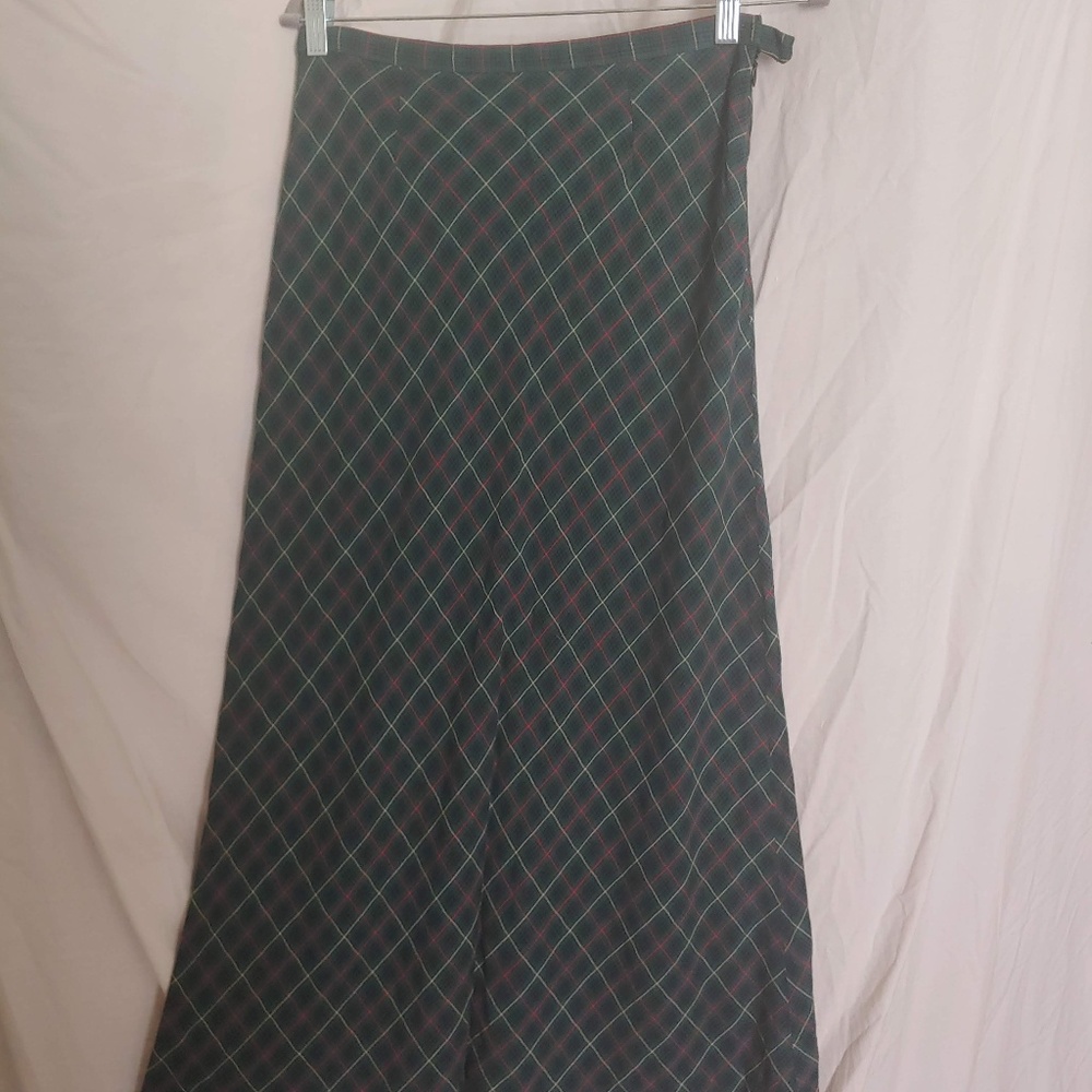 Gap Plaid Maxi Skirt